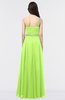 ColsBM Anabella Bright Green Modern A-line Asymmetric Neckline Zip up Floor Length Bridesmaid Dresses