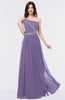 ColsBM Anabella Chalk Violet Modern A-line Asymmetric Neckline Zip up Floor Length Bridesmaid Dresses