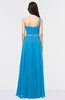 ColsBM Anabella Cornflower Blue Modern A-line Asymmetric Neckline Zip up Floor Length Bridesmaid Dresses