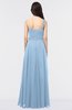 ColsBM Anabella Dusty Blue Modern A-line Asymmetric Neckline Zip up Floor Length Bridesmaid Dresses
