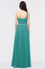 ColsBM Anabella Emerald Green Modern A-line Asymmetric Neckline Zip up Floor Length Bridesmaid Dresses