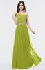 ColsBM Anabella Green Oasis Modern A-line Asymmetric Neckline Zip up Floor Length Bridesmaid Dresses