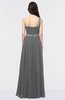 ColsBM Anabella Grey Modern A-line Asymmetric Neckline Zip up Floor Length Bridesmaid Dresses