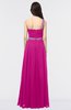 ColsBM Anabella Hot Pink Modern A-line Asymmetric Neckline Zip up Floor Length Bridesmaid Dresses