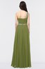 ColsBM Anabella Olive Green Modern A-line Asymmetric Neckline Zip up Floor Length Bridesmaid Dresses