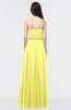 ColsBM Anabella Pale Yellow Modern A-line Asymmetric Neckline Zip up Floor Length Bridesmaid Dresses