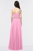 ColsBM Anabella Pink Modern A-line Asymmetric Neckline Zip up Floor Length Bridesmaid Dresses