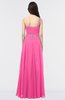 ColsBM Anabella Rose Pink Modern A-line Asymmetric Neckline Zip up Floor Length Bridesmaid Dresses