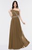 ColsBM Anabella Truffle Modern A-line Asymmetric Neckline Zip up Floor Length Bridesmaid Dresses