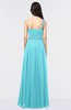 ColsBM Anabella Turquoise Modern A-line Asymmetric Neckline Zip up Floor Length Bridesmaid Dresses