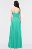 ColsBM Anabella Viridian Green Modern A-line Asymmetric Neckline Zip up Floor Length Bridesmaid Dresses