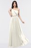 ColsBM Anabella Whisper White Modern A-line Asymmetric Neckline Zip up Floor Length Bridesmaid Dresses
