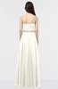 ColsBM Anabella Whisper White Modern A-line Asymmetric Neckline Zip up Floor Length Bridesmaid Dresses