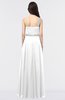 ColsBM Anabella White Modern A-line Asymmetric Neckline Zip up Floor Length Bridesmaid Dresses