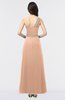 ColsBM Gemma Burnt Orange Mature A-line Sleeveless Asymmetric Appliques Bridesmaid Dresses