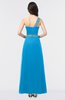 ColsBM Gemma Cornflower Blue Mature A-line Sleeveless Asymmetric Appliques Bridesmaid Dresses
