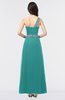 ColsBM Gemma Emerald Green Mature A-line Sleeveless Asymmetric Appliques Bridesmaid Dresses