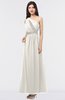 ColsBM Gemma Off White Mature A-line Sleeveless Asymmetric Appliques Bridesmaid Dresses