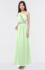 ColsBM Gemma Pale Green Mature A-line Sleeveless Asymmetric Appliques Bridesmaid Dresses