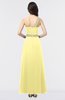 ColsBM Gemma Pastel Yellow Mature A-line Sleeveless Asymmetric Appliques Bridesmaid Dresses