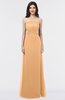 ColsBM Elena Apricot Elegant A-line Strapless Criss-cross Straps Floor Length Appliques Bridesmaid Dresses