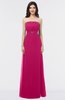 ColsBM Elena Beetroot Purple Elegant A-line Strapless Criss-cross Straps Floor Length Appliques Bridesmaid Dresses