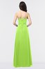 ColsBM Elena Bright Green Elegant A-line Strapless Criss-cross Straps Floor Length Appliques Bridesmaid Dresses