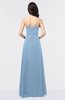 ColsBM Elena Dusty Blue Elegant A-line Strapless Criss-cross Straps Floor Length Appliques Bridesmaid Dresses