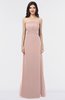 ColsBM Elena Dusty Rose Elegant A-line Strapless Criss-cross Straps Floor Length Appliques Bridesmaid Dresses