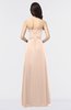 ColsBM Elena Fresh Salmon Elegant A-line Strapless Criss-cross Straps Floor Length Appliques Bridesmaid Dresses