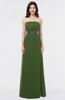 ColsBM Elena Garden Green Elegant A-line Strapless Criss-cross Straps Floor Length Appliques Bridesmaid Dresses