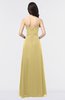 ColsBM Elena Gold Elegant A-line Strapless Criss-cross Straps Floor Length Appliques Bridesmaid Dresses