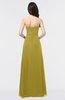 ColsBM Elena Golden Olive Elegant A-line Strapless Criss-cross Straps Floor Length Appliques Bridesmaid Dresses
