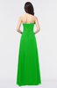 ColsBM Elena Jasmine Green Elegant A-line Strapless Criss-cross Straps Floor Length Appliques Bridesmaid Dresses