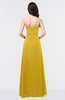ColsBM Elena Lemon Curry Elegant A-line Strapless Criss-cross Straps Floor Length Appliques Bridesmaid Dresses