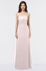 ColsBM Elena Light Pink Elegant A-line Strapless Criss-cross Straps Floor Length Appliques Bridesmaid Dresses