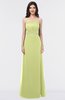 ColsBM Elena Lime Green Elegant A-line Strapless Criss-cross Straps Floor Length Appliques Bridesmaid Dresses
