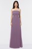 ColsBM Elena Mauve Elegant A-line Strapless Criss-cross Straps Floor Length Appliques Bridesmaid Dresses