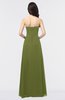 ColsBM Elena Olive Green Elegant A-line Strapless Criss-cross Straps Floor Length Appliques Bridesmaid Dresses