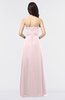 ColsBM Elena Petal Pink Elegant A-line Strapless Criss-cross Straps Floor Length Appliques Bridesmaid Dresses