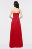 ColsBM Elena Red Elegant A-line Strapless Criss-cross Straps Floor Length Appliques Bridesmaid Dresses