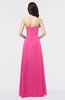 ColsBM Elena Rose Pink Elegant A-line Strapless Criss-cross Straps Floor Length Appliques Bridesmaid Dresses