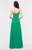 ColsBM Elena Sea Green Elegant A-line Strapless Criss-cross Straps Floor Length Appliques Bridesmaid Dresses