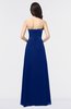 ColsBM Elena Sodalite Blue Elegant A-line Strapless Criss-cross Straps Floor Length Appliques Bridesmaid Dresses