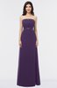 ColsBM Elena Violet Elegant A-line Strapless Criss-cross Straps Floor Length Appliques Bridesmaid Dresses