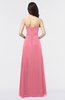 ColsBM Elena Watermelon Elegant A-line Strapless Criss-cross Straps Floor Length Appliques Bridesmaid Dresses