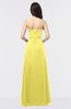 ColsBM Elena Yellow Iris Elegant A-line Strapless Criss-cross Straps Floor Length Appliques Bridesmaid Dresses