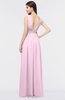 ColsBM Imani Baby Pink Elegant A-line Sleeveless Zip up Appliques Bridesmaid Dresses