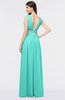 ColsBM Imani Blue Turquoise Elegant A-line Sleeveless Zip up Appliques Bridesmaid Dresses