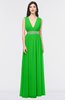 ColsBM Imani Classic Green Elegant A-line Sleeveless Zip up Appliques Bridesmaid Dresses